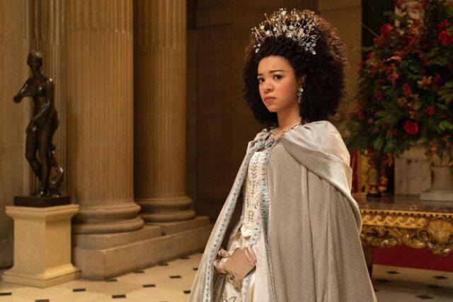 TODAY IS THE DAY! Catch an exclusive Queen Charlotte: A Bridgerton Story debut on #Tudum stating the wonderful @arsemathomas #acceleratemgmt @bridgertonnetflix 👑